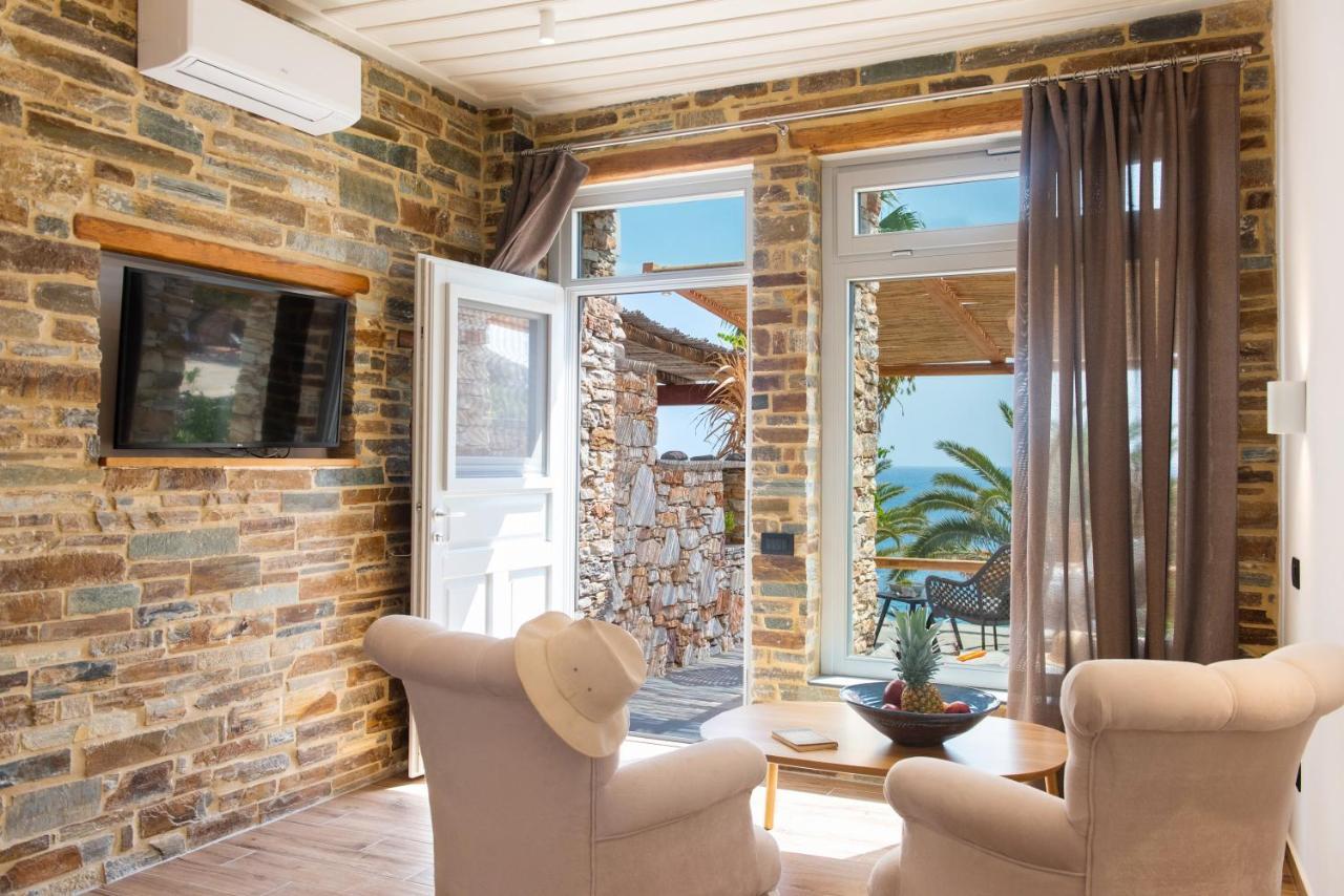 Lazarou Beach Apartments Platis Gialos  Dış mekan fotoğraf